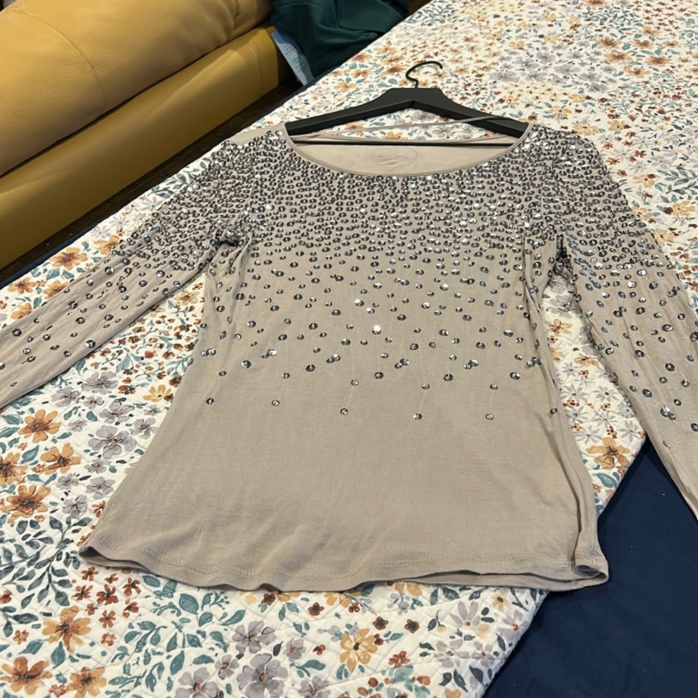 EUC INC sequin top.